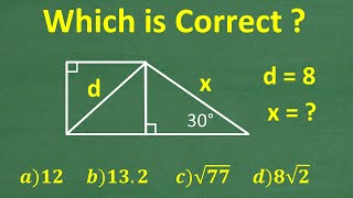 A square and triangle share a side – what’s the longest side of the triangle?