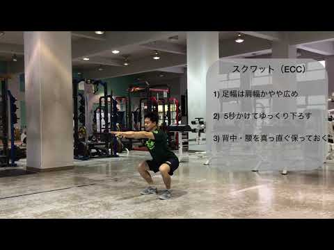 体育学科 スクワット