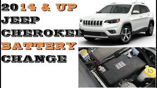 Jeep Cherokee Battery Replacement 2014 and Newer (EASY)