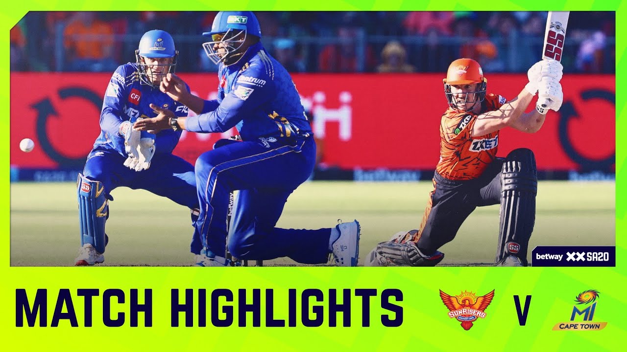 Sunrisers Eastern Cape vs MI Cape Town | Match 29 Highlights