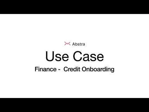 Automate Your Credit Onboarding Process | Abstra Financial Use Case