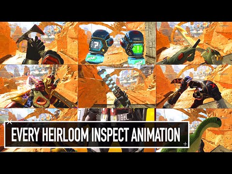 Every Heirloom Inspect In APEX LEGENDS (2023) HIGH QUALITY - All Heirloom Inspection Animations