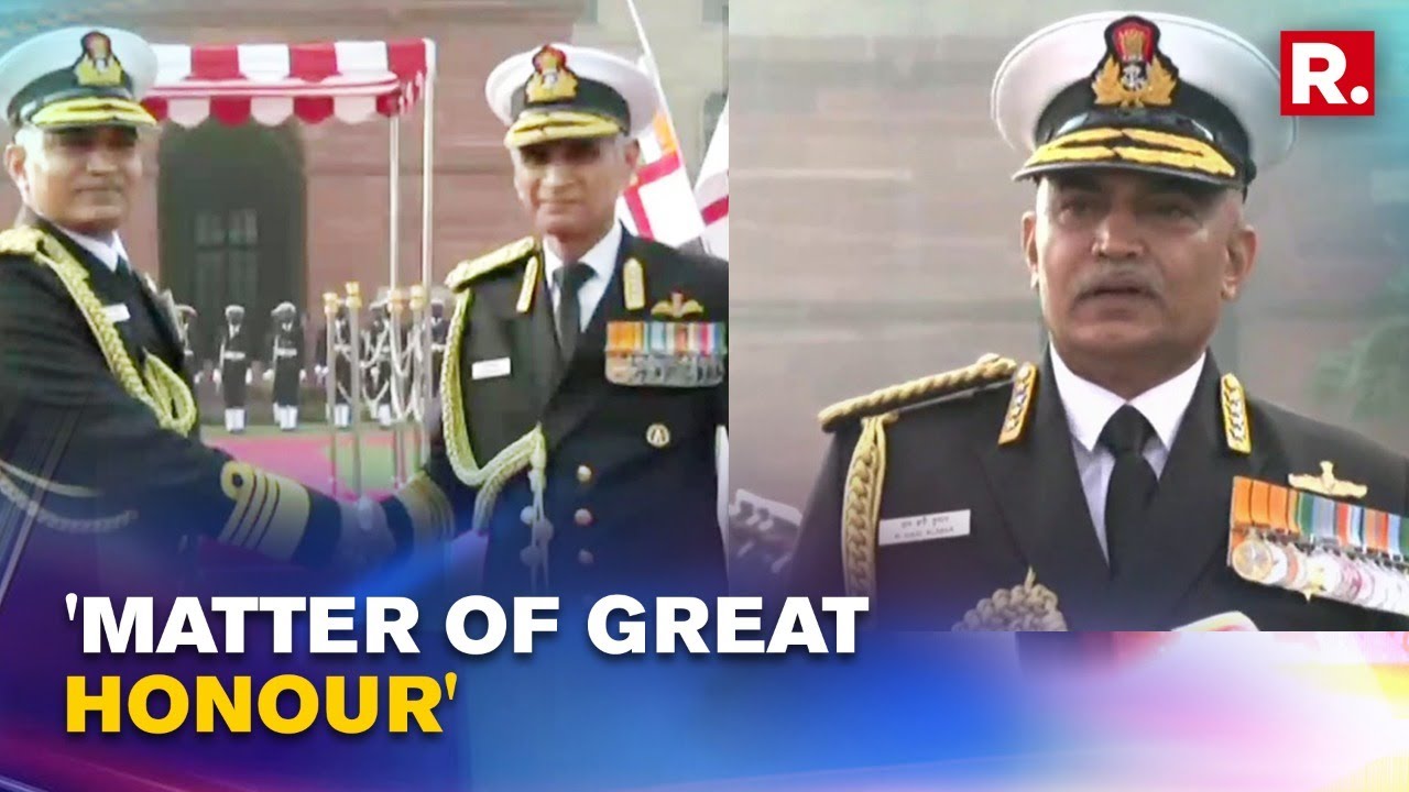English News| Admiral R Hari Kumar Takes Over As New Chief Of Naval Staff, Receives Guard Of Honour