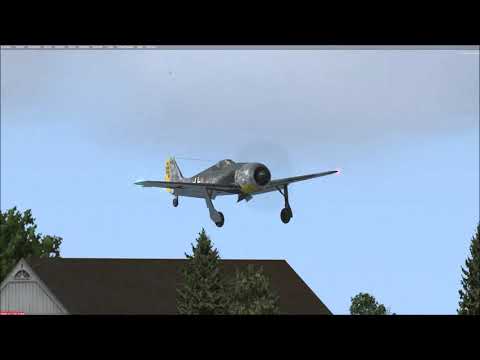 Focke Wulf Fw 190A landing