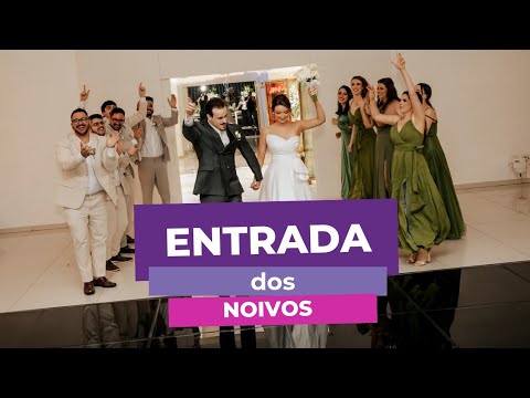 Surpreendente entrada dos noivos