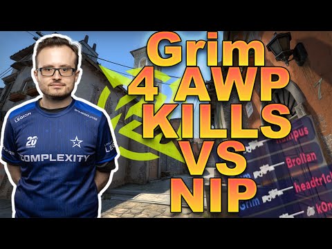 Grim 4 AWP Kills VS NIP at BLAST Premier: Fall Groups 2023