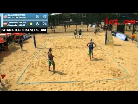 Rosenthal/Dalhausser  vs. Doppler/Horst - Shanghai Grand Slam 2013 [very poor quality]