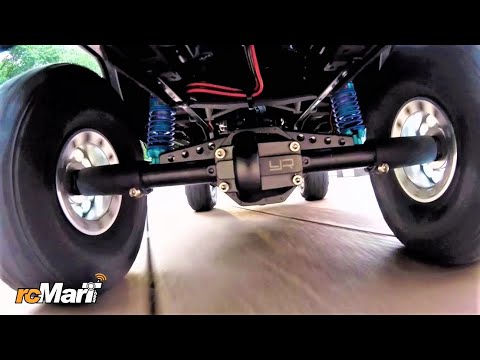 Yeah Racing Hard Coated Alloy Front/Rear Axle Housing For AXIAL SCX10 II Black AXSC-011BK