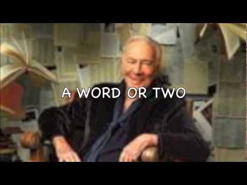 A WORD OR TWO-Christopher Plummer - Stratford & LA (2012-14) - music by Michael Roth