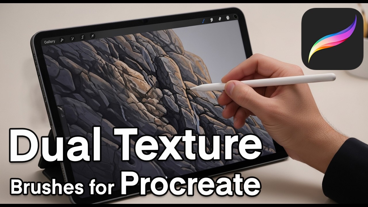 Master Dual Textures Brushes for Procreate!