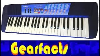 Video thumbnail for Casio CTK-130 keyboard in 90's translucent blue... by Gearfacts