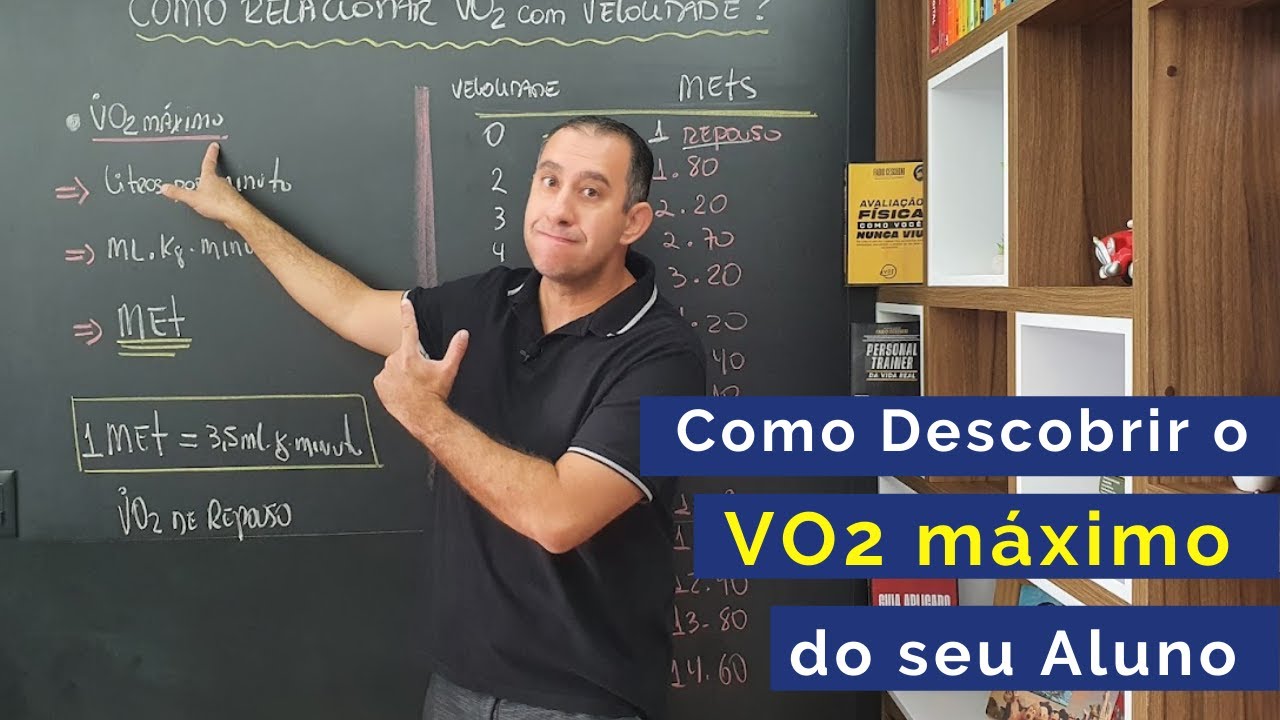 Como Relacionar VO2 máx em Velocidade Km/h. Como Descobrir o VO2 máx do seu aluno?