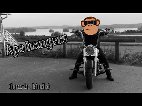 16" Fat ape hangers | Harley-Davidson Road King Bagger build