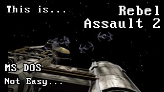 This is Rebel Assault 2: The Hidden Empire for DOS