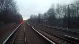 preview picture of video 'PATCO Haddonfield to Lindenwold Early Morning Rear View'