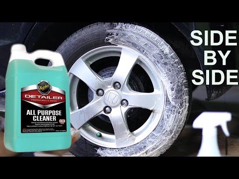 Car Tire Cleaner Test :  Meguiars D101 All Purpose Cleaner