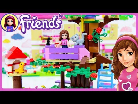 LEGO Friends Olivia's Treehouse Build Review Silly Play - Kids Toys