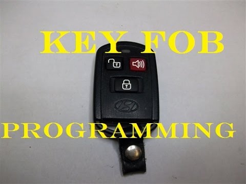 Programming KeyFob on a 2004 Hyundai Santa Fe (Some years may differ)