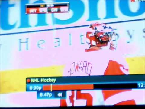 Red Wings fan gives the finger on live TV