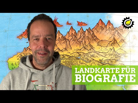 Map for biographical work with the personal timeline