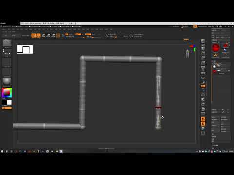 zbrush2021 5 Z球制作引导线