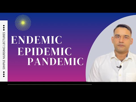 Difference between endemic,epidemic and pandemic