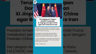 Ketegangan Memanas, Terungkap Percakapan Trump-Xi Jinping soal Iran hingga Masalah Taiwan