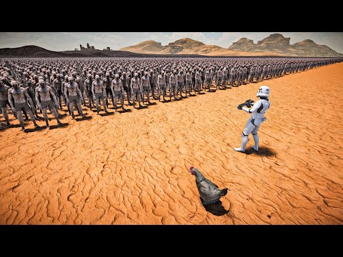 SUPER CHICKEN & SUPER STORMTROOPER VS 1,000,000 ZOMBIES - Ultimate Epic Battle