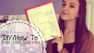 DIY/How To Polyvore Folder Cover || Back to School