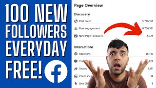 How To Get 100 Followers EVERY DAY FREE on Facebook | Get Followers On Facebook Page
