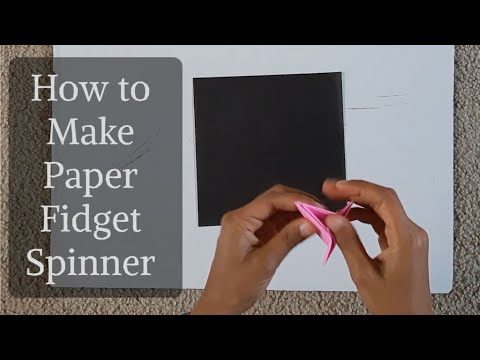How to Make Paper Fidget Spinner | Origami | Fun Toy