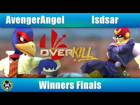 Overkill 2 - AvengerAngel (Falco) Vs. Isdsar (Cpt.Falcon) - Winners Finals - Melee