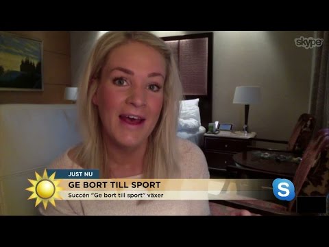 Succé för "Ge bort till sport" - Nyhetsmorgon (TV4)