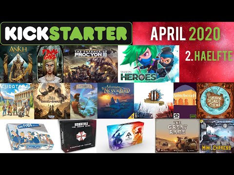 Brettspiele auf Kickstarter im April (2.Hälfte) - Kickstartervorschau -