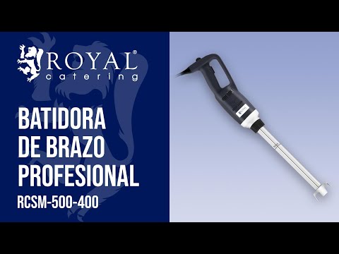 vídeo - Batidora de brazo profesional - 500 W - 400 mm - 18.000 RPM