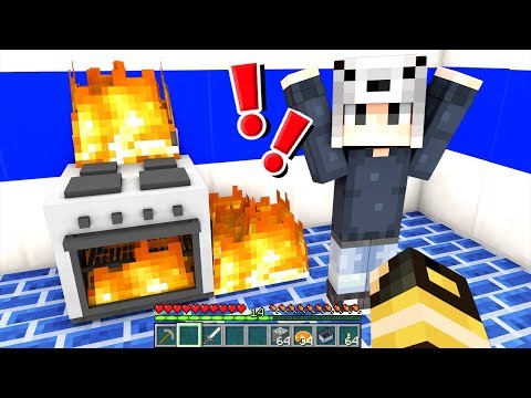LA CASA DI GIORGIO VA A FUOCO!! - Casa di Minecraft #7