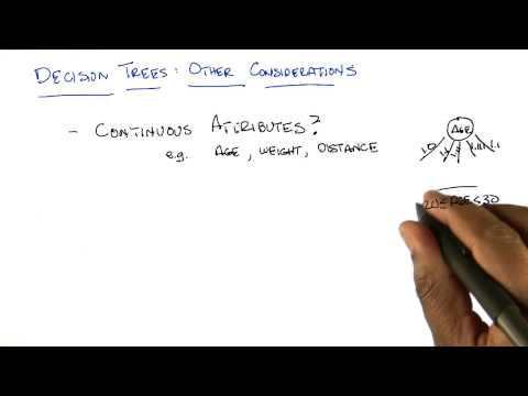 Decision Trees Continuous Attributes Georgia Tech Machine Learning