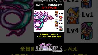 FF5 時魔道士だけでリバイアサン 低Lv FINAL FANTASY V SFC版 job unification & Low-Level Run VS Leviathan