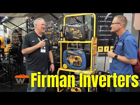 New for 2024: Firman W01784 WH03242 W03385 Inverter Generators With Dual and Tri Fuel Options