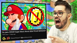 ZERANDO Super Mario World sem pegar NENHUMA MOEDA (96 saídas)