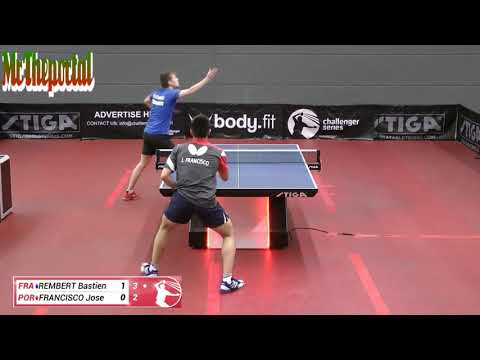 Table Tennis Challenger Series 2019 - Bastien Rembert Vs Josè Francisco -