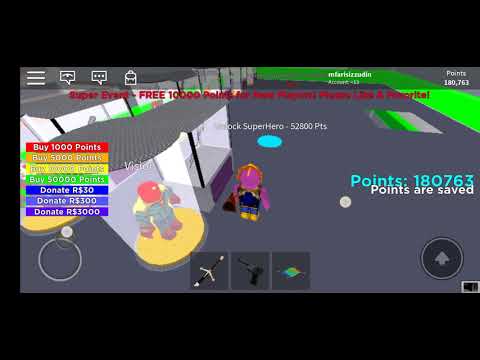 Roblox SuperHero Battle Simulator All Hero And Villain