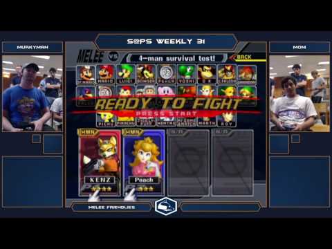 S@PS 31 Melee Singles - MurkyWaters (Fox/Falcon) vs Dad (Peach) - Winner's Bracket