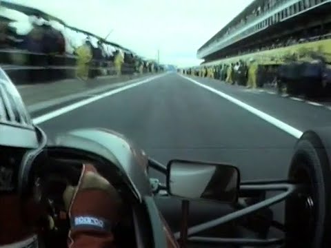F1 – Jean Alesi goes through pit lane at full speed Onboard – Spain 1991