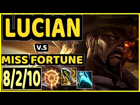 FORG1VEN (LUCIAN) vs MISS FORTUNE - 8/2/10 KDA BOTTOM ADC GAMEPLAY - EUW Ranked DIAMOND