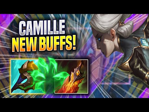 KOREAN CHALLENGER TRIES CAMILLE WITH NEW BUFFS! - Korean Challenger Plays Camille TOP vs Sylas!
