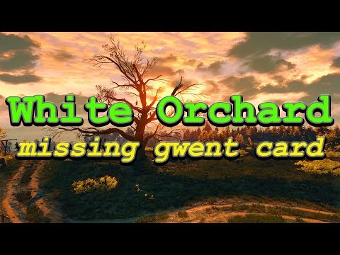 Witcher 3: Wild Hunt | White Orchard missing gwent card