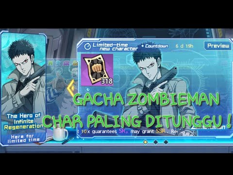 GACHA ZOMBIEMAN 180 TICKET LUDES!!! - ONE PUNCH MAN THE STRONGEST