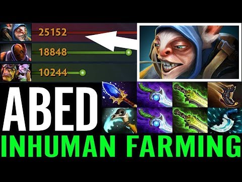 Not HUMAN Farm Abed KING of Meepo Dota 2