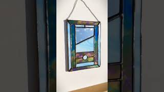 stained glass guillotine available now in the Etsy shop #stainedglass #handmade #shopsmall